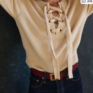 Nation LTD Rory Pima Cotton Sweater size medium